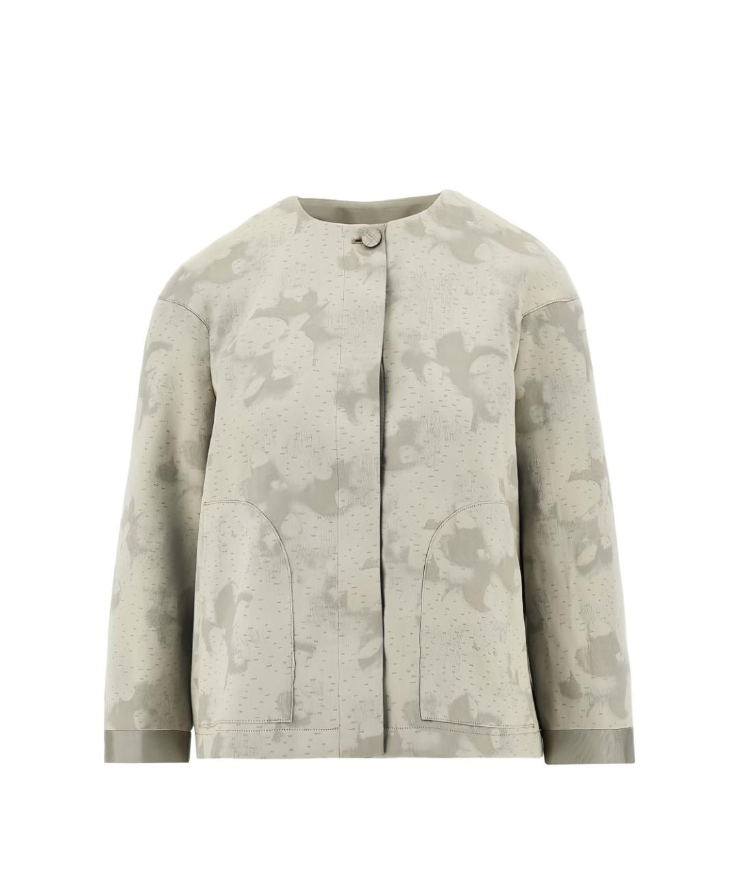 EMPORIO ARMANI Серая полиэстеровая куртка, фото 1