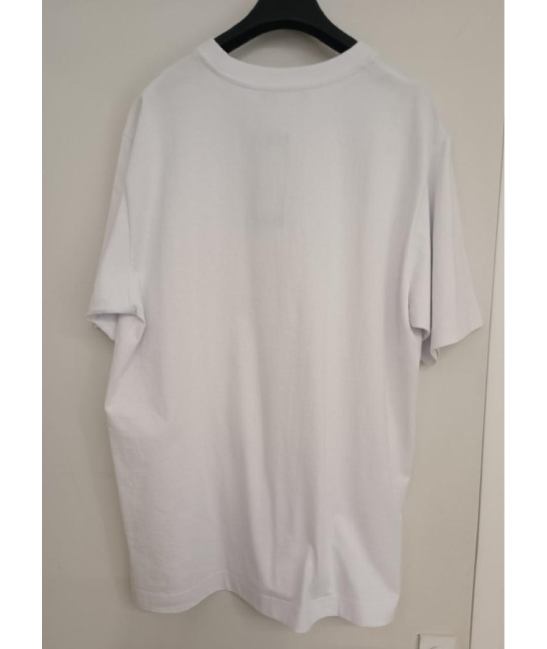 DAVID KOMA Белая хлопковая футболка, фото 2