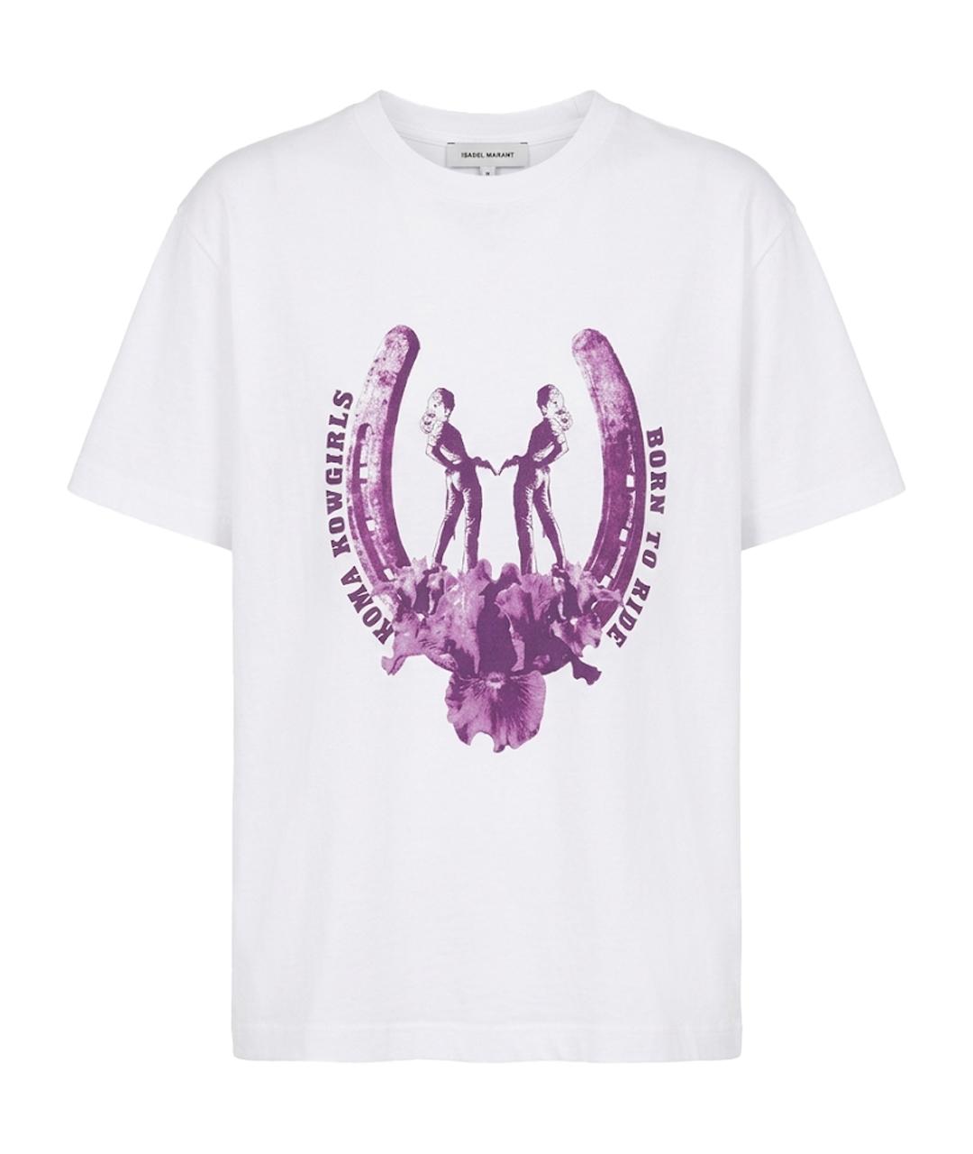 DAVID KOMA Белая хлопковая футболка, фото 1