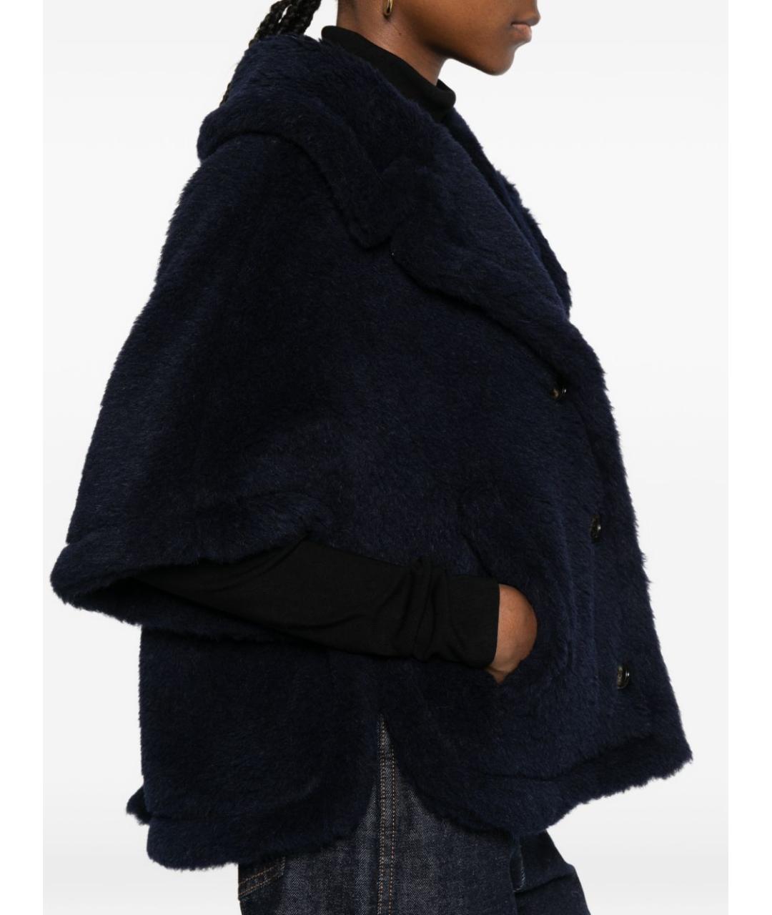MAX MARA Синяя шерстяная куртка, фото 5