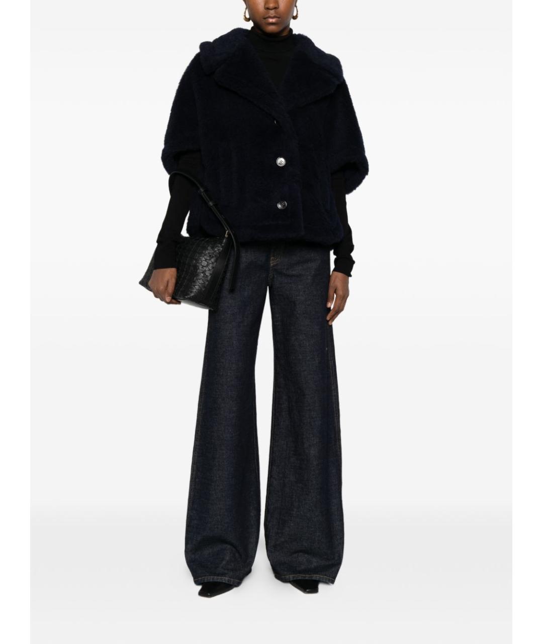 MAX MARA Синяя шерстяная куртка, фото 3