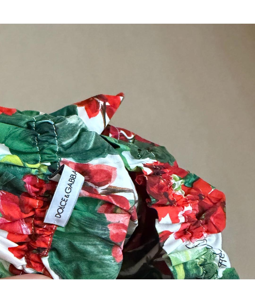 DOLCE&GABBANA Мульти хлопковый детская футболка / топ, фото 3