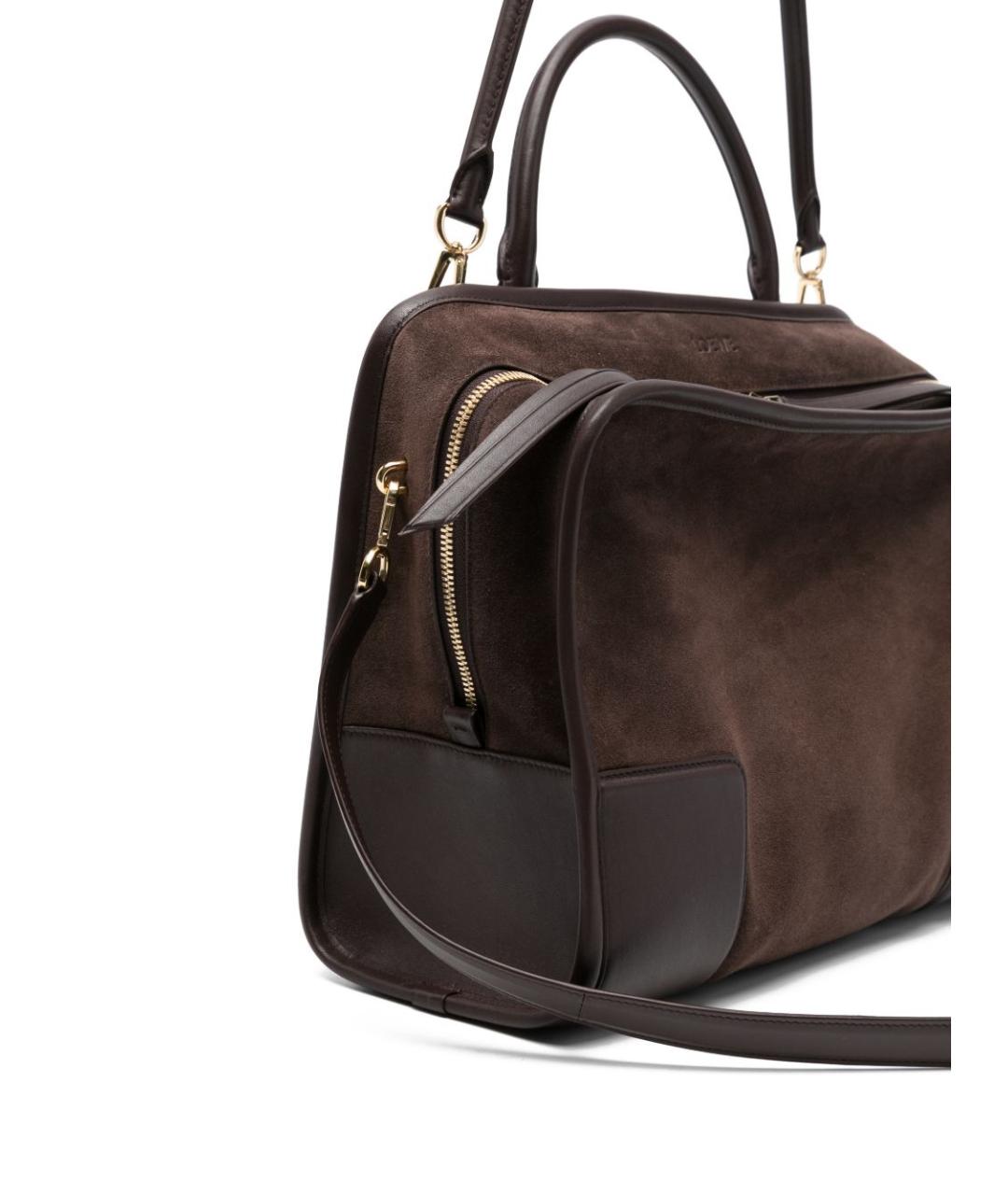 LOEWE Коричневая кожаная сумка тоут, фото 2