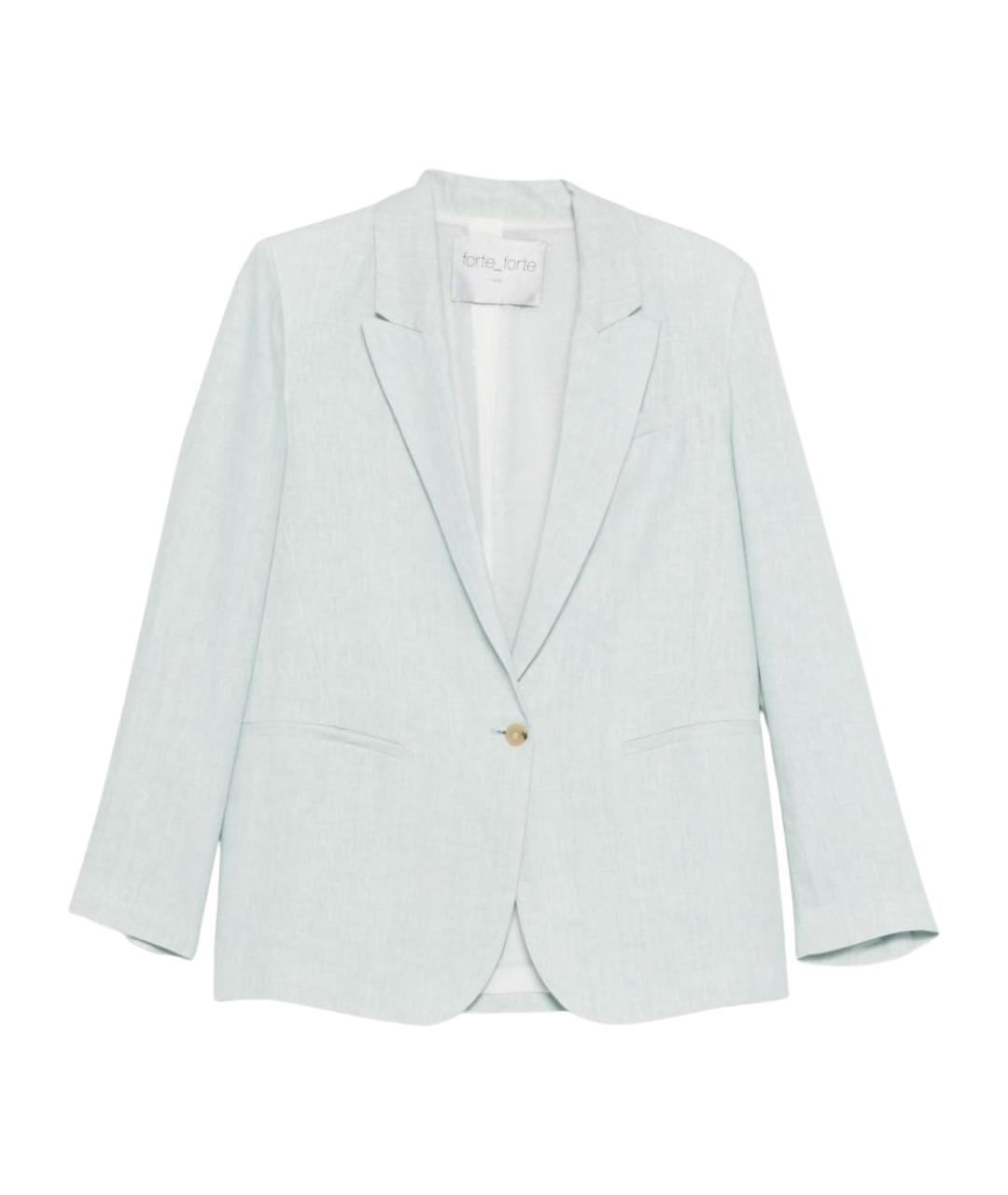 FORTE FORTE Голубой жакет/пиджак, фото 1