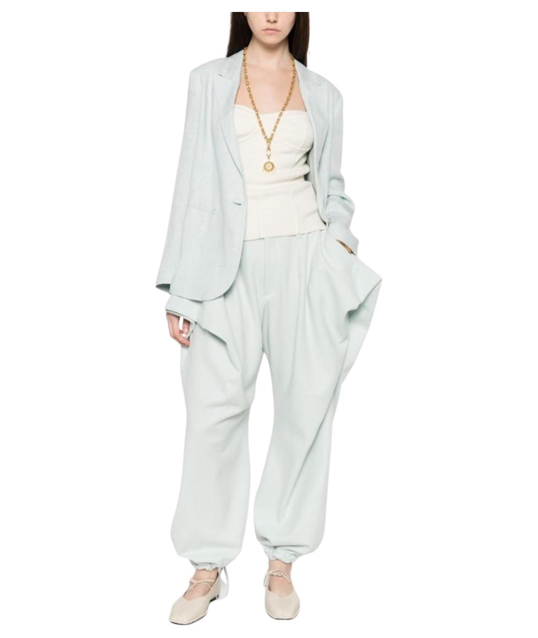 FORTE FORTE Голубой жакет/пиджак, фото 2