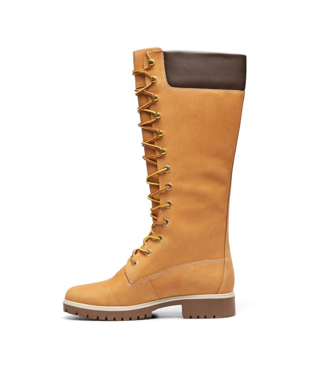 TIMBERLAND Оранжевое нубуковые ботинки, фото 4