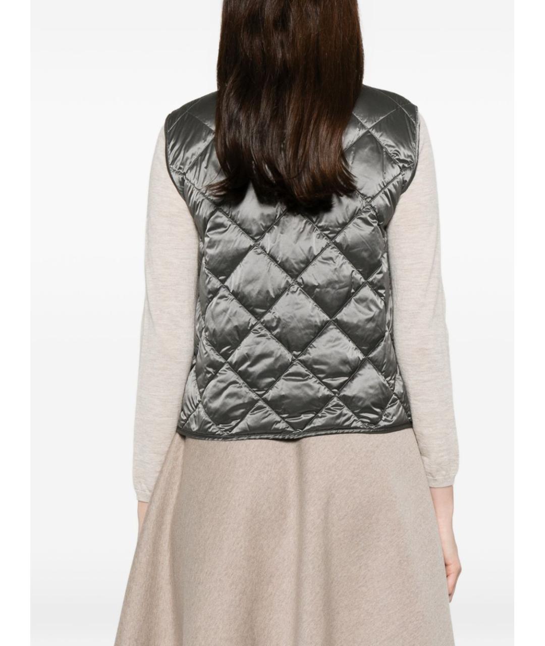 MAX MARA Серый полиамидовый жилет, фото 5