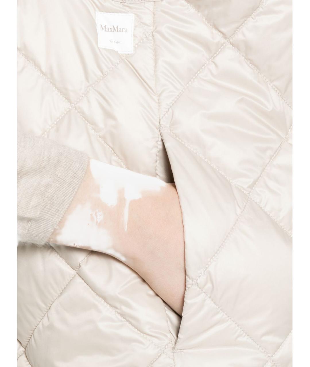 MAX MARA Бежевый полиамидовый жилет, фото 4