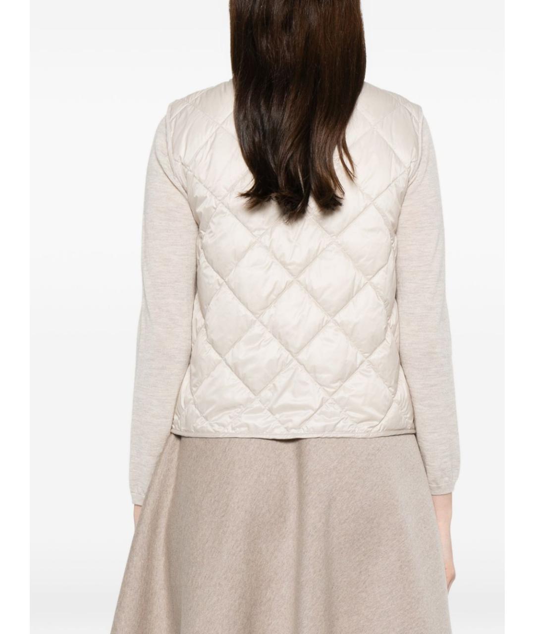 MAX MARA Бежевый полиамидовый жилет, фото 2