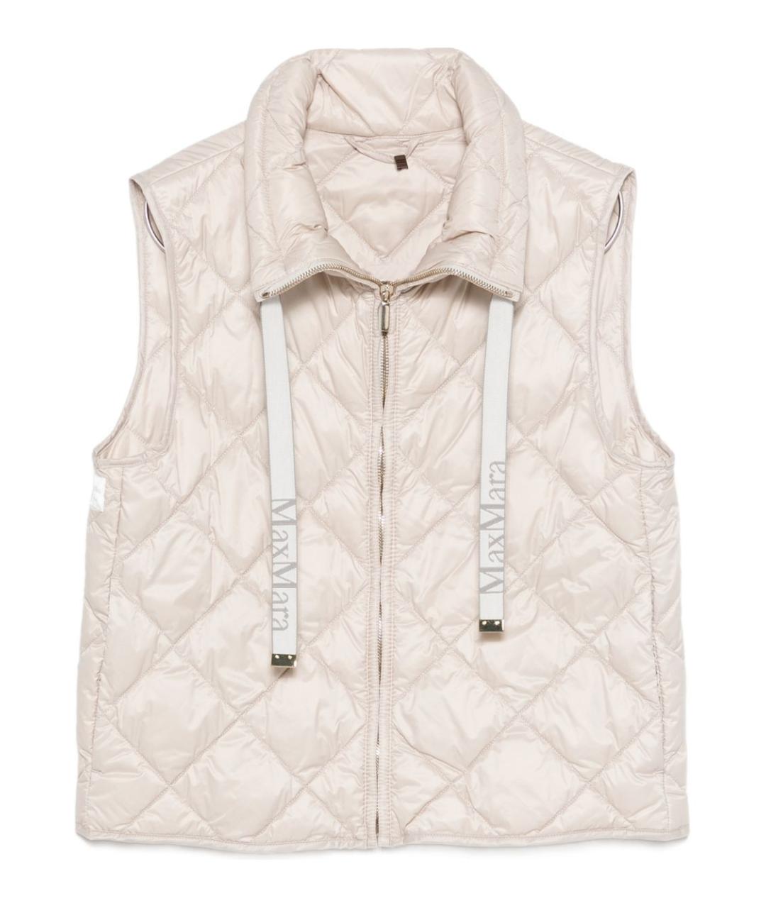 MAX MARA Бежевый полиамидовый жилет, фото 1