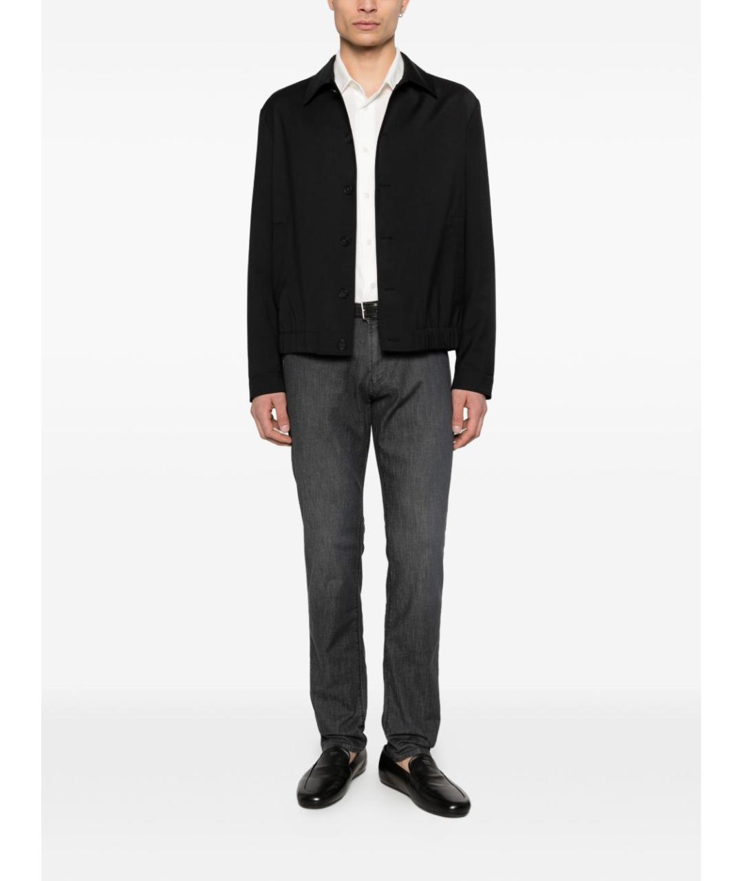 EMPORIO ARMANI Хлопковые прямые джинсы, фото 2