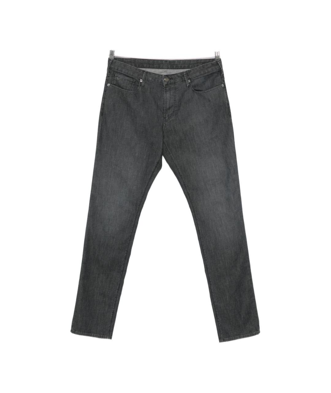 EMPORIO ARMANI Хлопковые прямые джинсы, фото 1