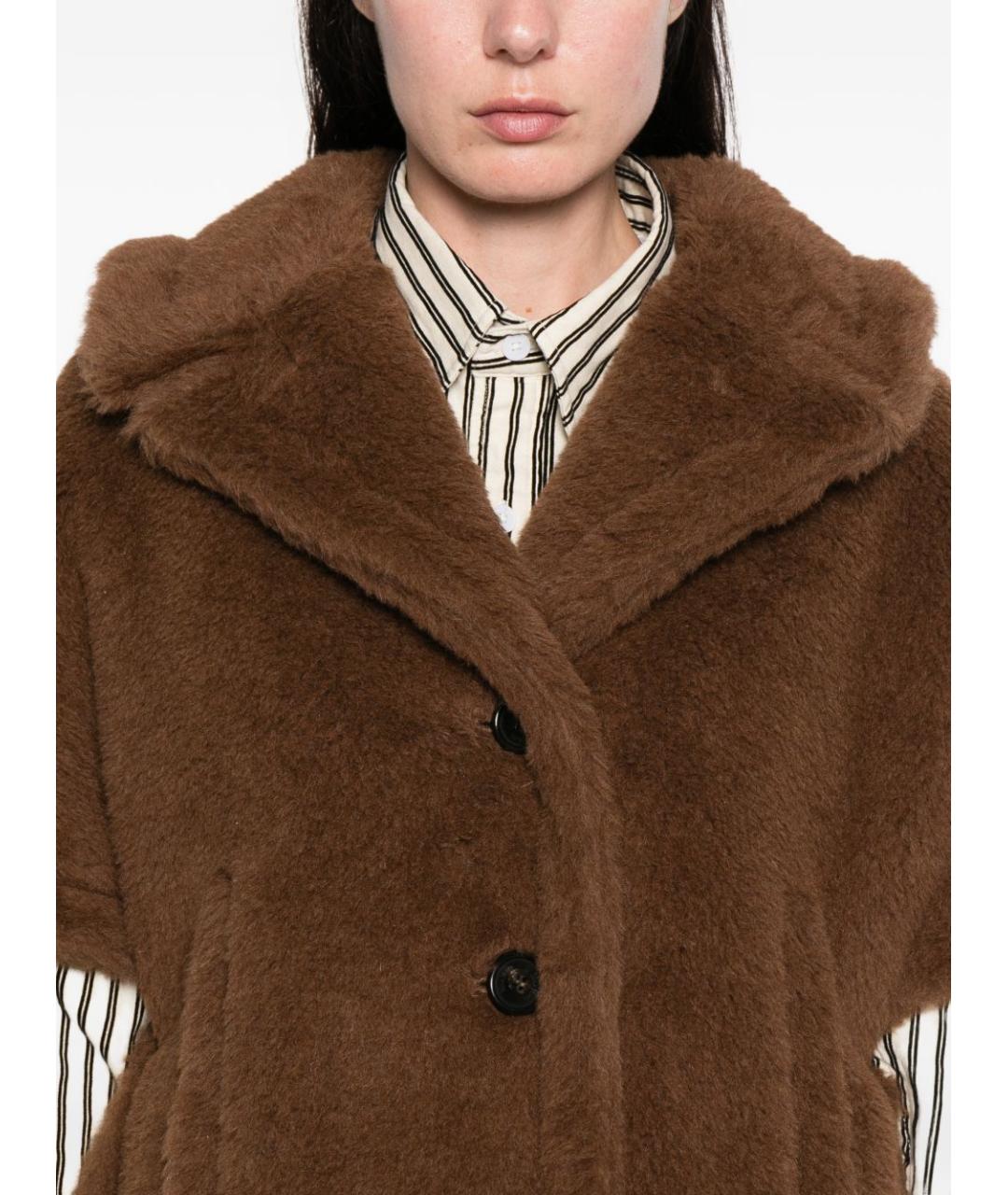 MAX MARA Коричневая шерстяная куртка, фото 2