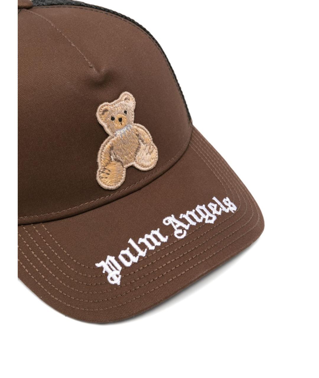 PALM ANGELS Коричневая хлопковая кепка/бейсболка, фото 3