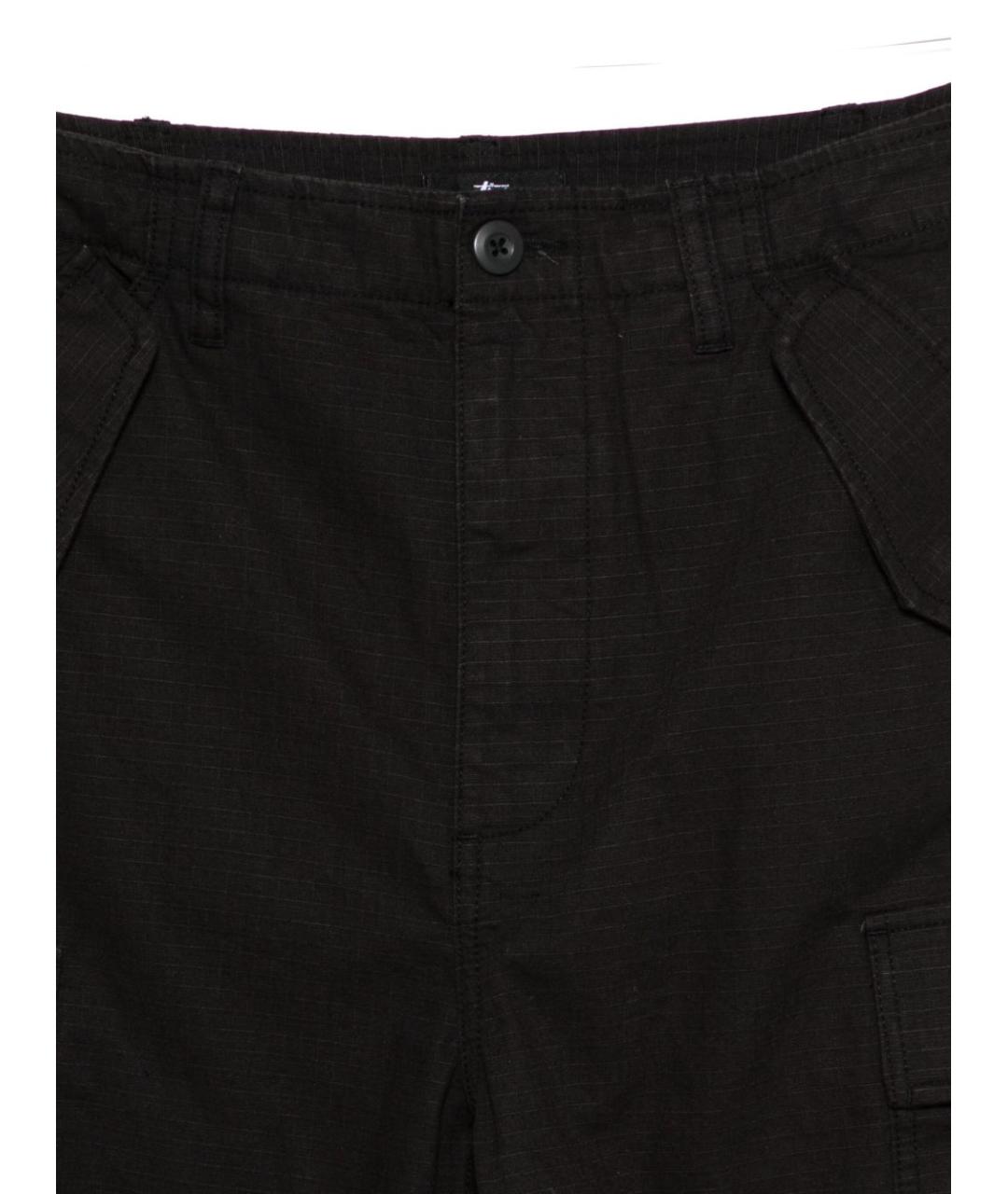 STUSSY Черные хлопковые повседневные брюки, фото 3