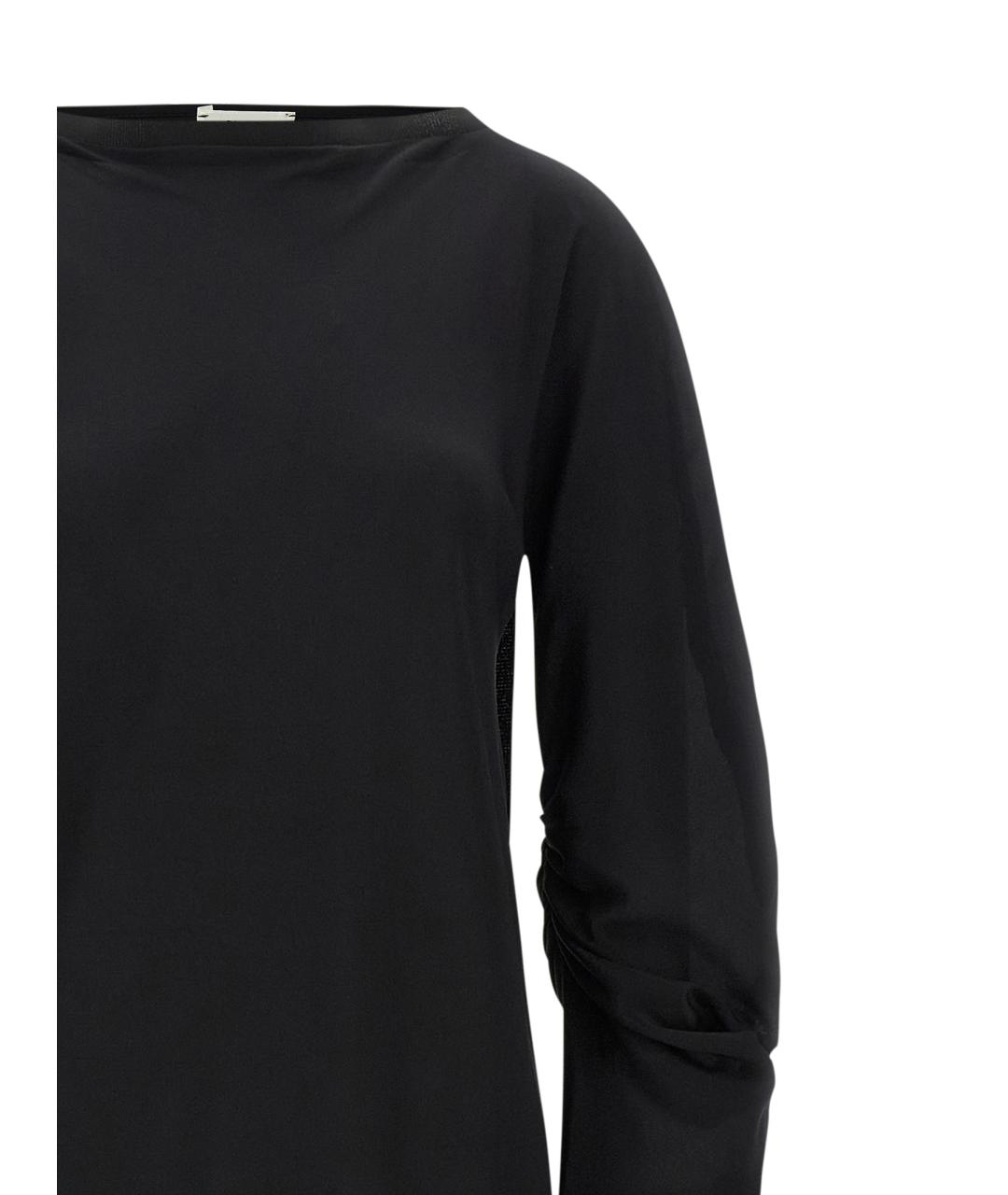 DI.LA3 PARI' Черное шелковое платье, фото 3