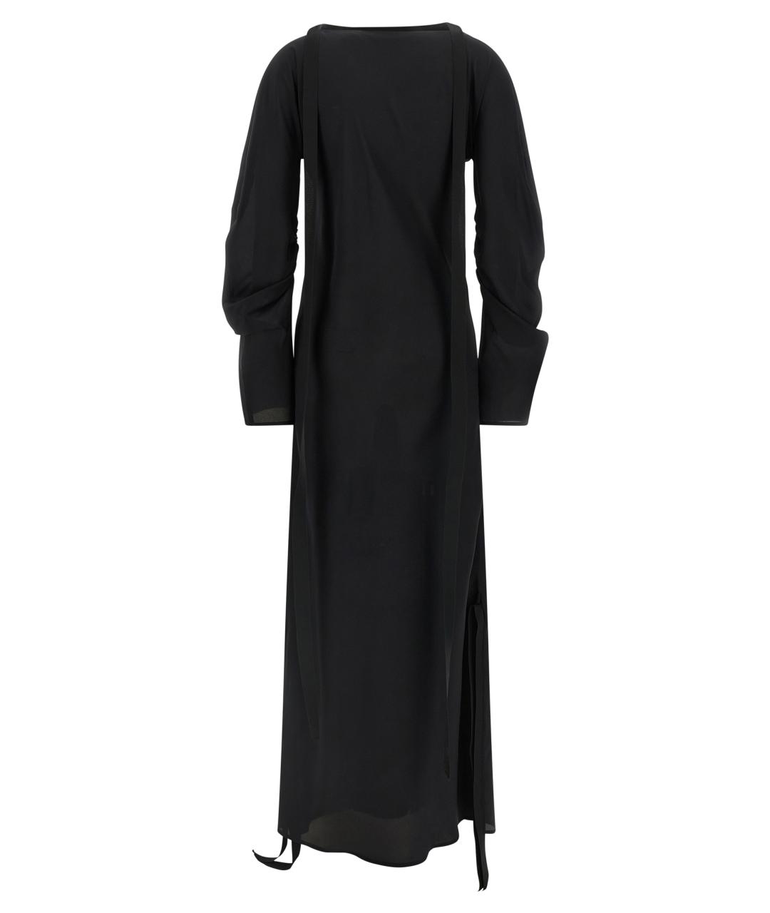 DI.LA3 PARI' Черное шелковое платье, фото 2