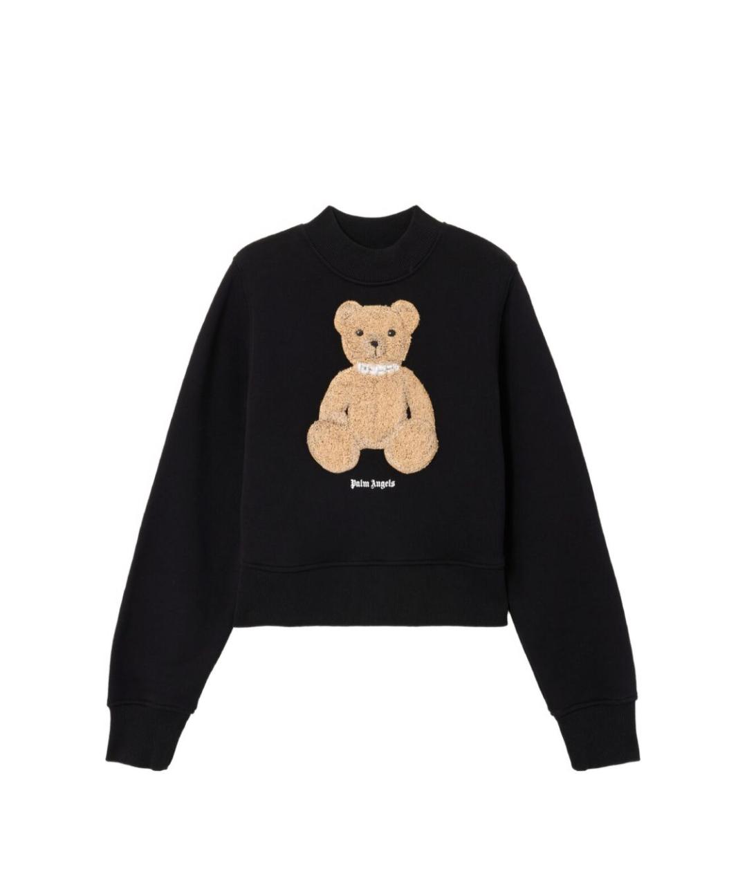 PALM ANGELS Черный хлопковый джемпер / свитер, фото 1