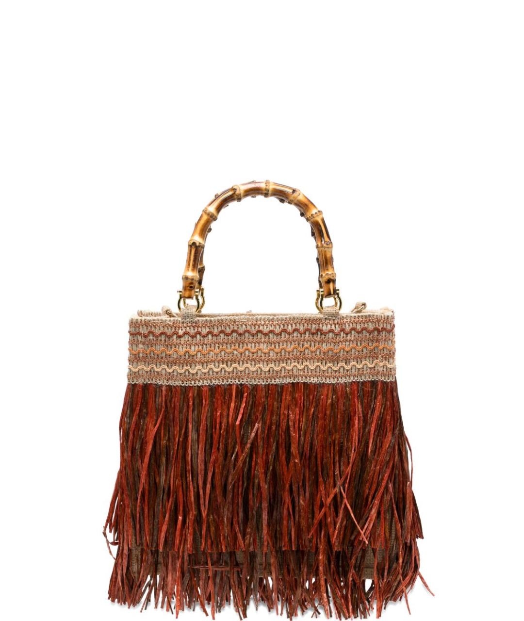 LA MILANESA Бордовая сумка с короткими ручками, фото 1