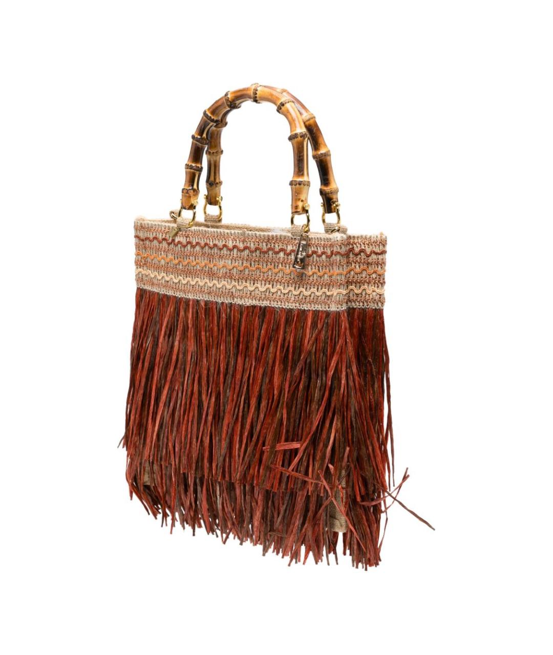 LA MILANESA Бордовая сумка с короткими ручками, фото 5