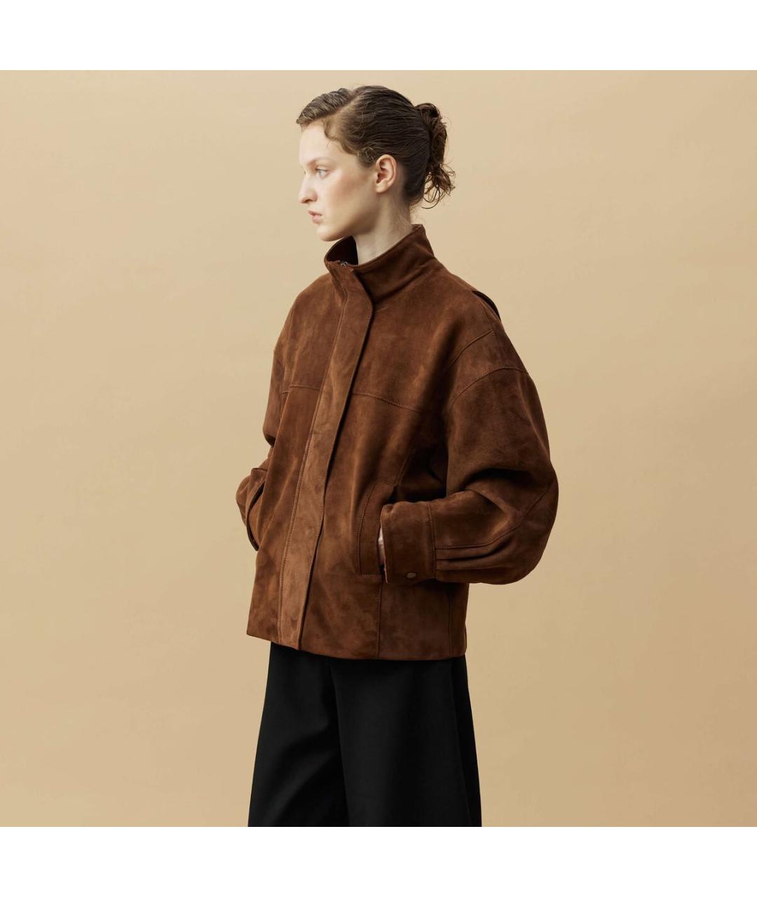 BATS Коричневая замшевая куртка, фото 3