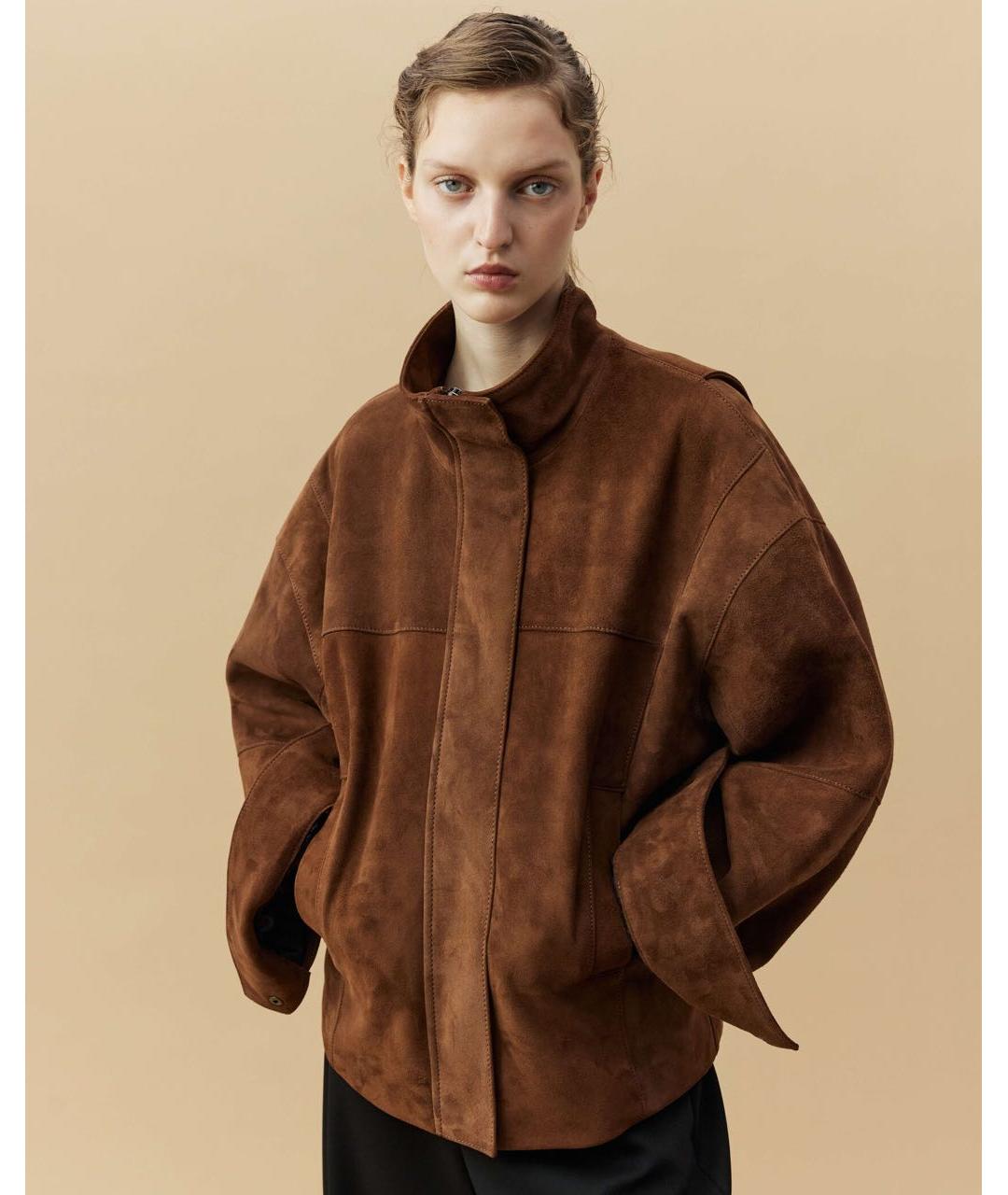 BATS Коричневая замшевая куртка, фото 4