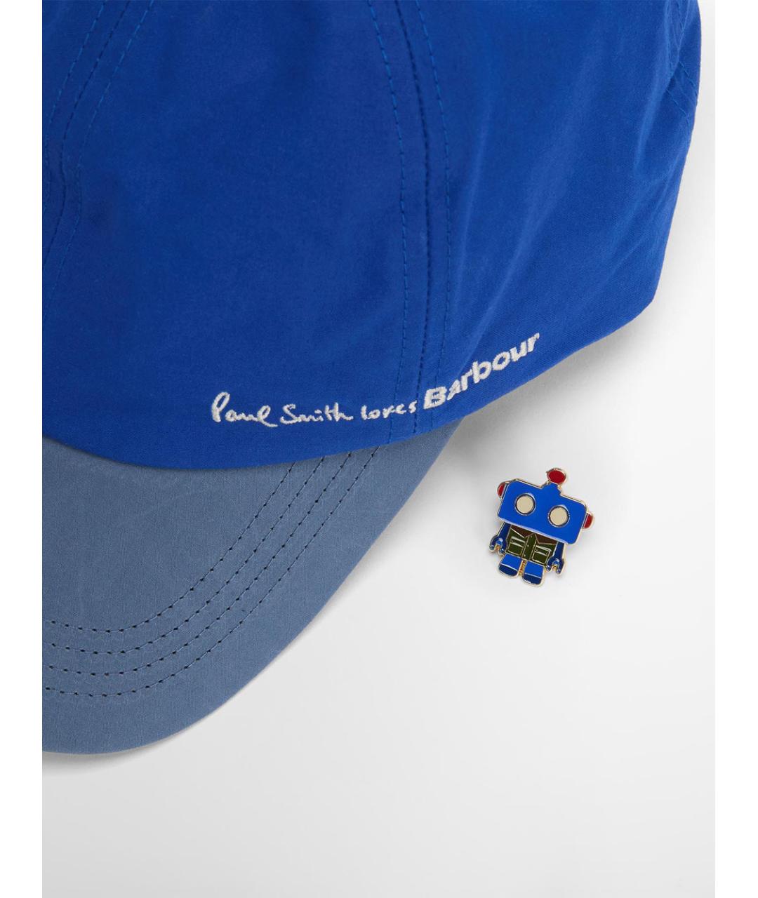 BARBOUR Синяя хлопковая кепка/бейсболка, фото 6