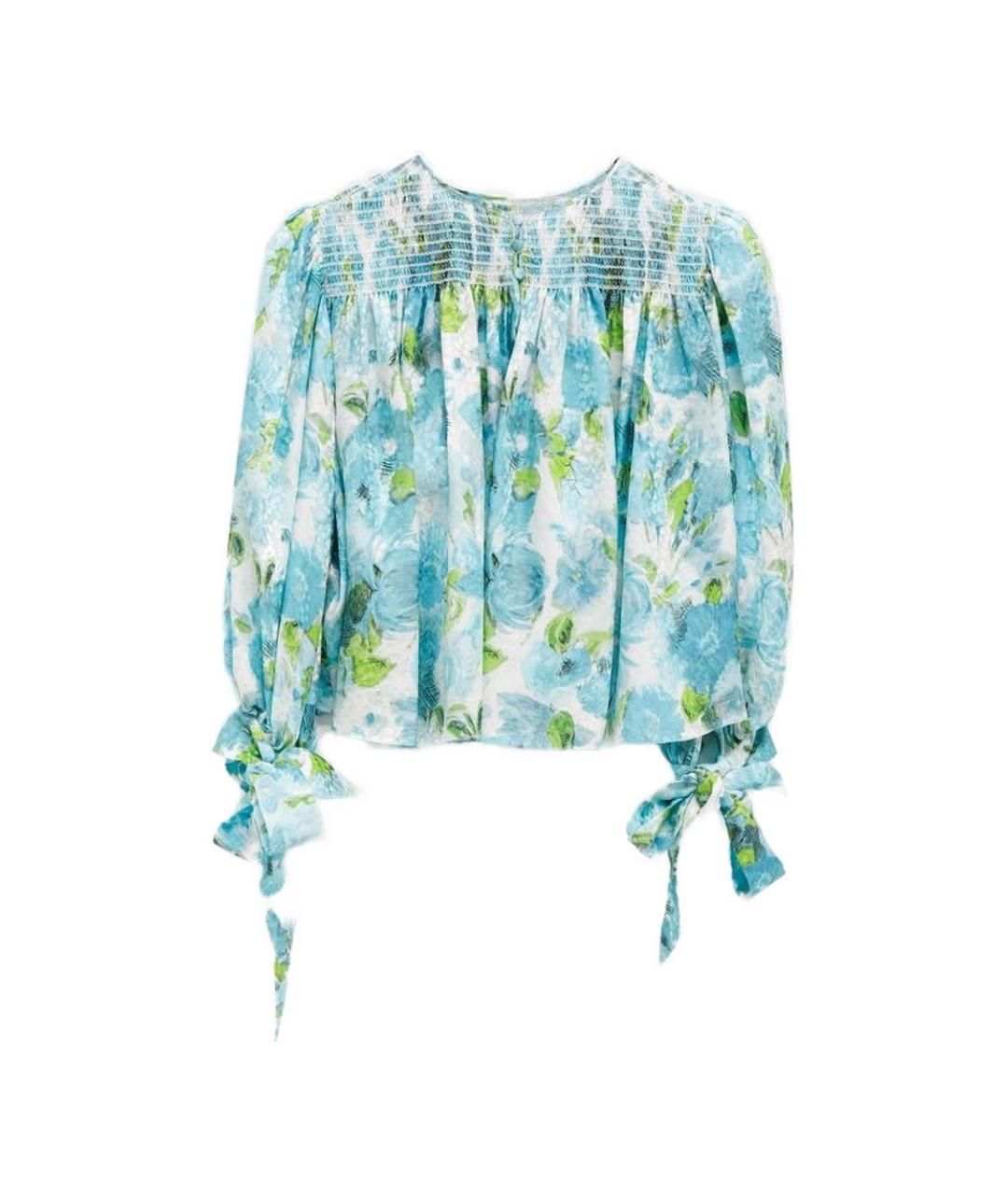 CHLOE Мульти шелковая блузы, фото 3