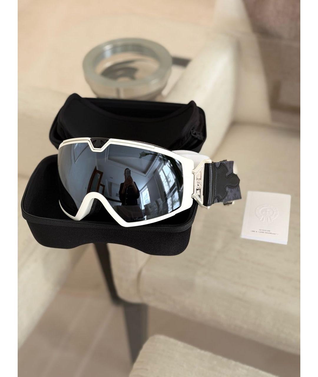 CHROME HEARTS Белые пластиковые солнцезащитные очки, фото 3