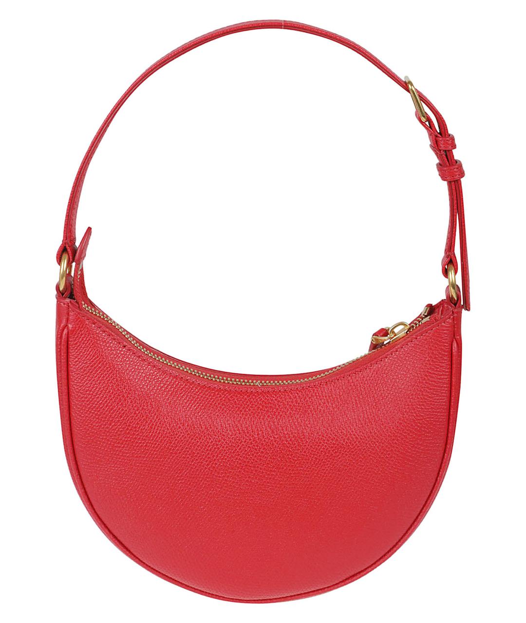 VALENTINO Красная кожаная сумка тоут, фото 2