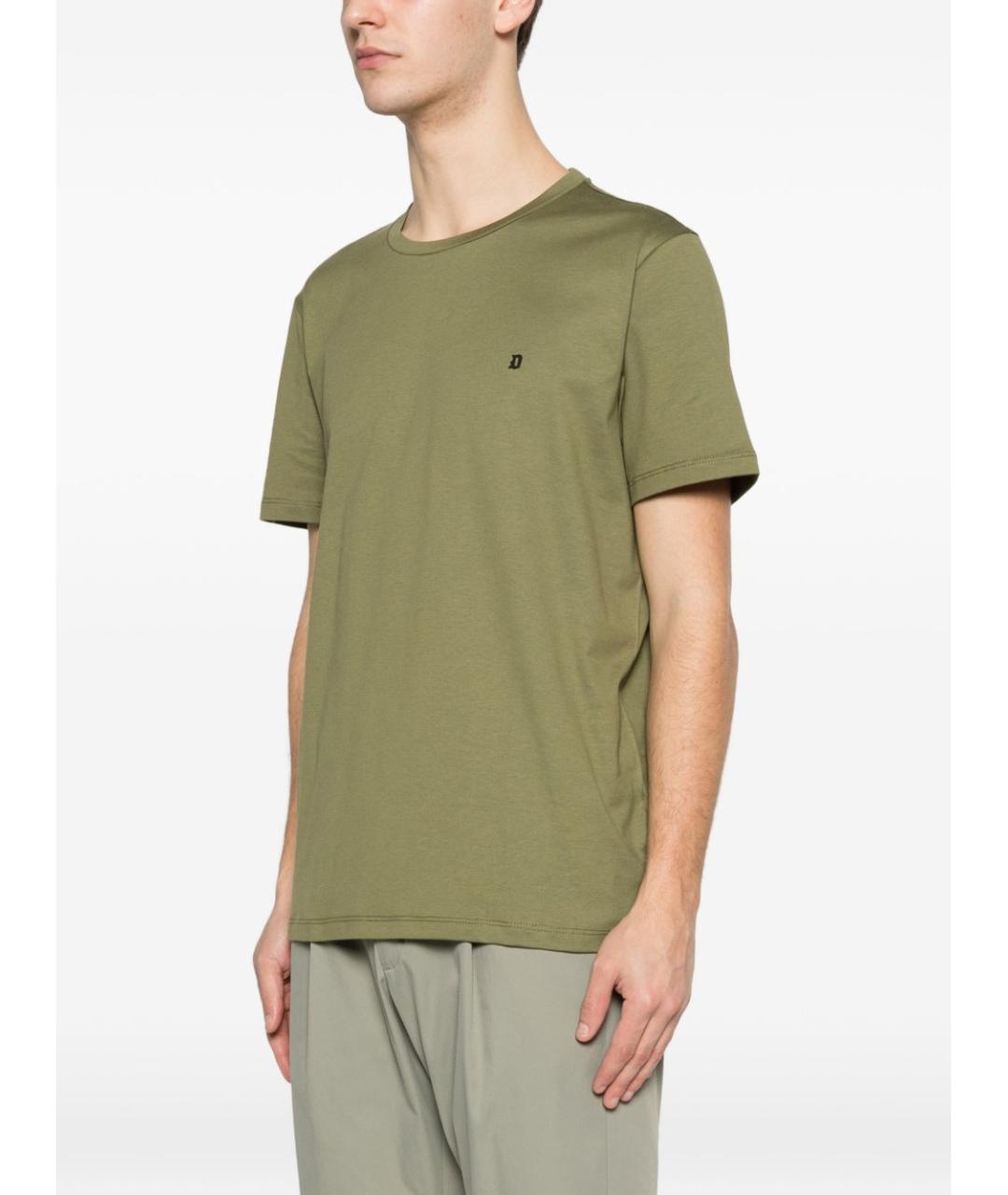 DONDUP Зеленая хлопковая футболка, фото 3