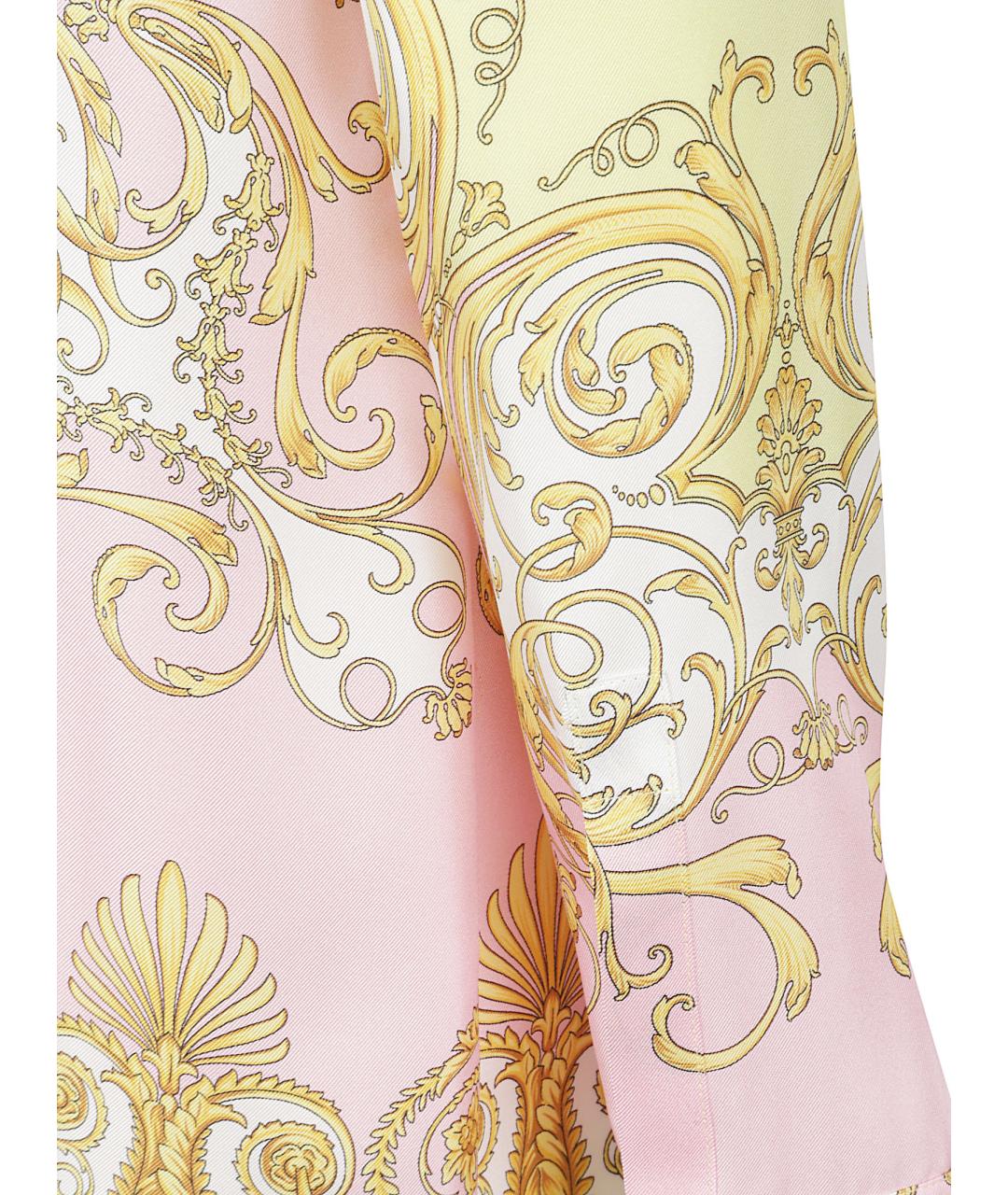 VERSACE Мульти шелковая рубашка, фото 2
