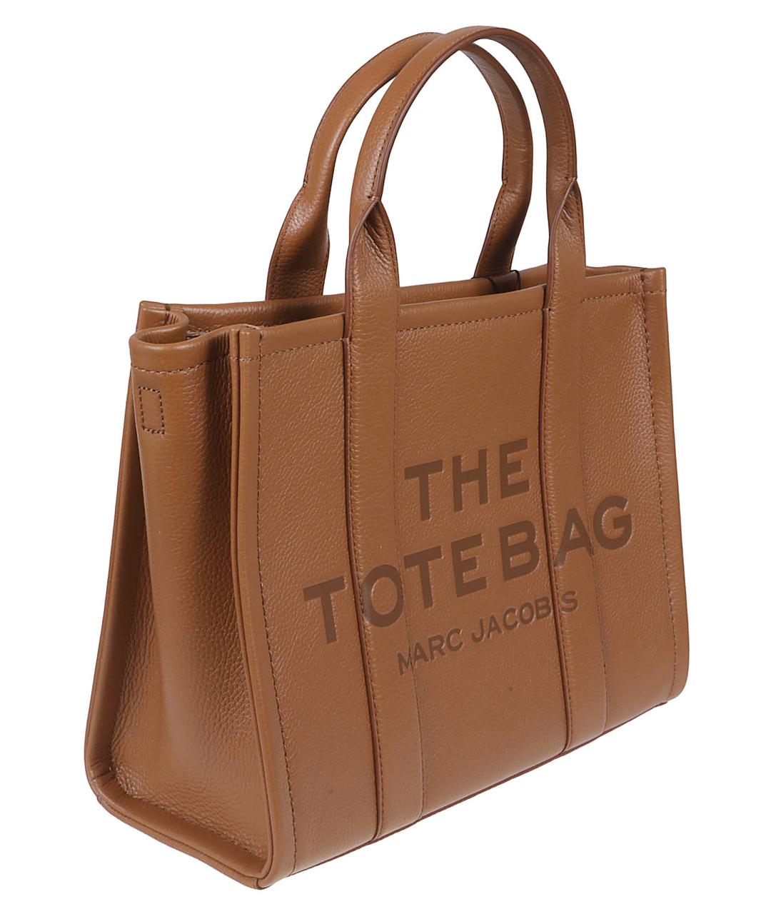MARC JACOBS Коричневая кожаная сумка тоут, фото 3
