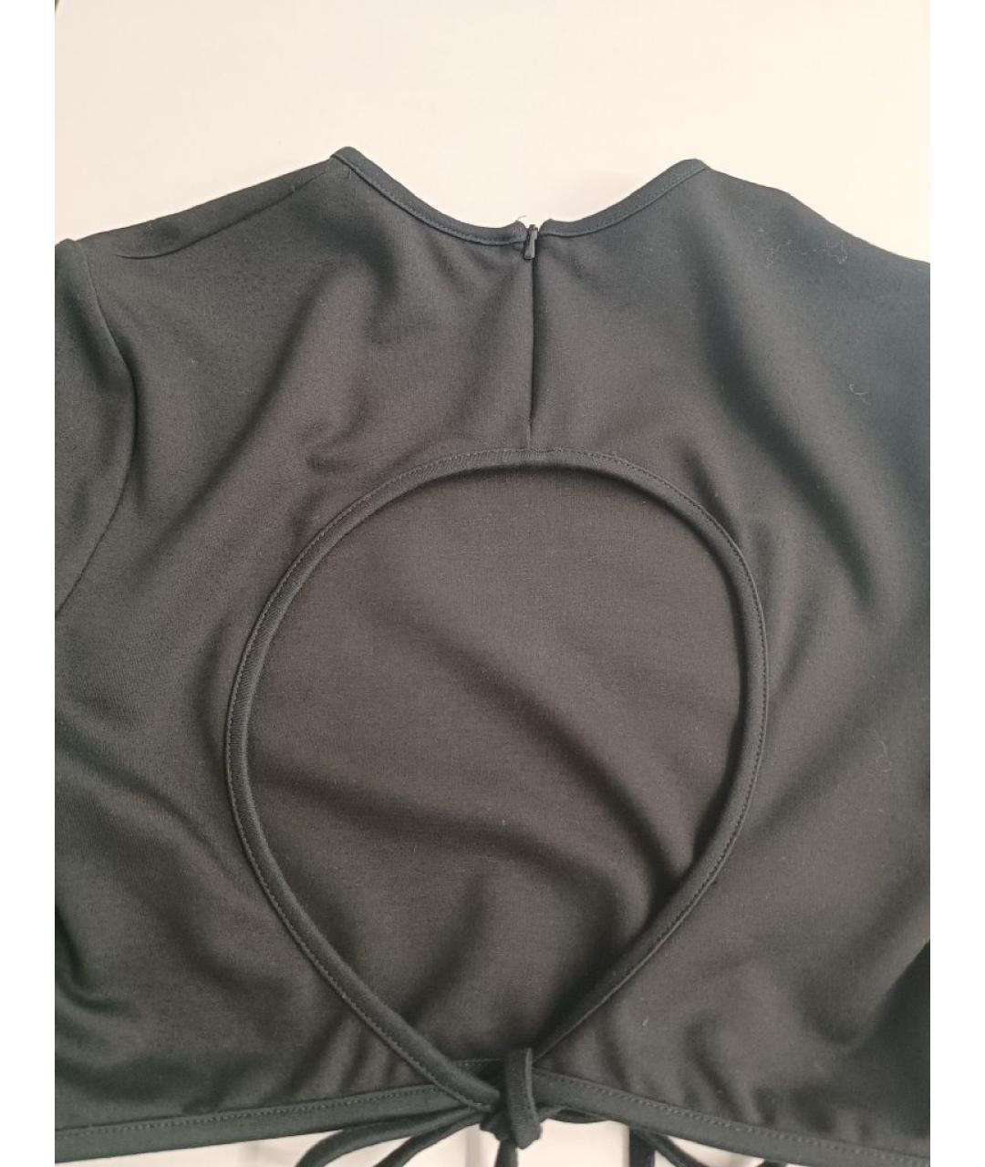 DAVID KOMA Черная хлопковая футболка, фото 5