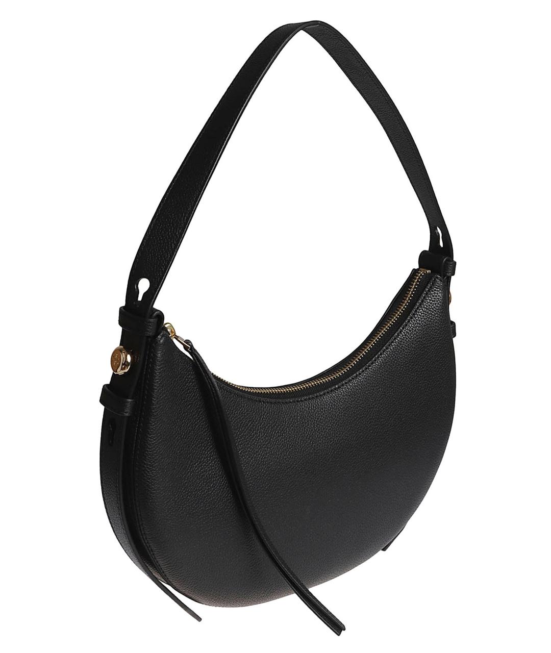 TORY BURCH Черная кожаная сумка через плечо, фото 3