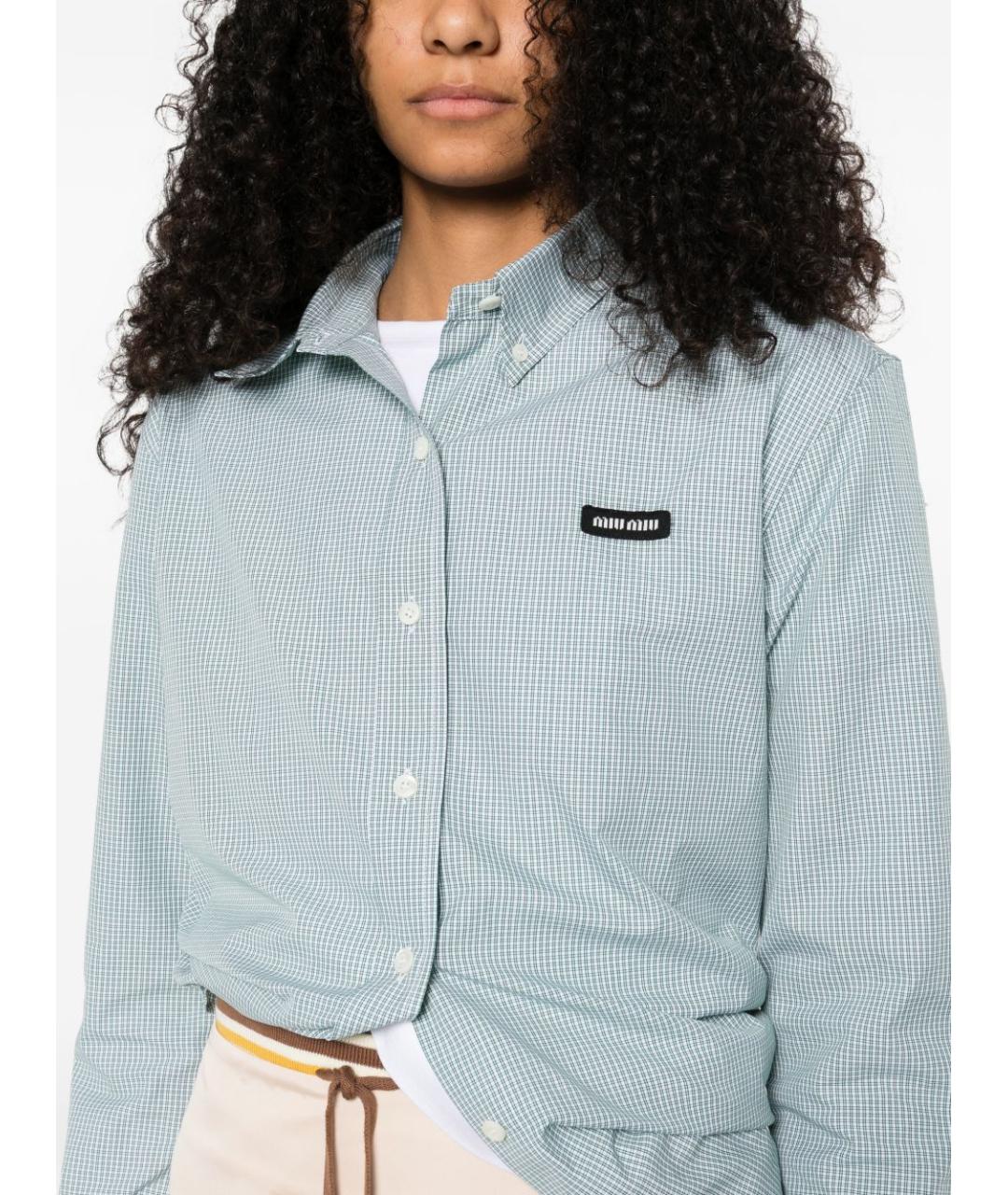 MIU MIU Хлопковая рубашка, фото 3