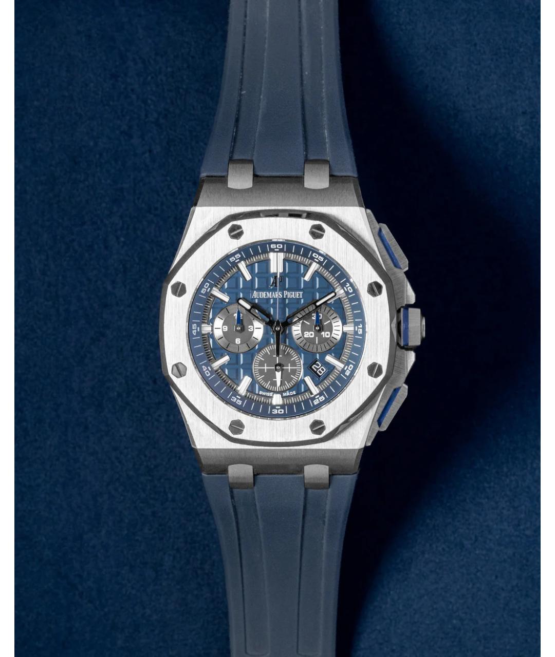 Audemars Piguet Синие металлические часы, фото 2