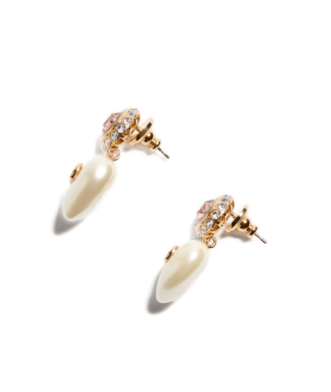 VALENTINO Золотые металлические серьги, фото 3