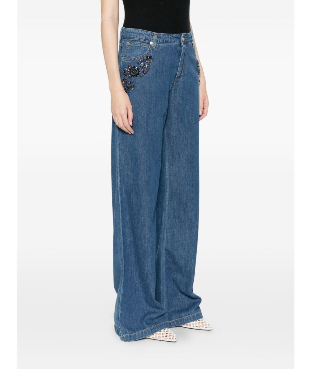 ERMANNO FIRENZE Синие джинсы клеш, фото 5