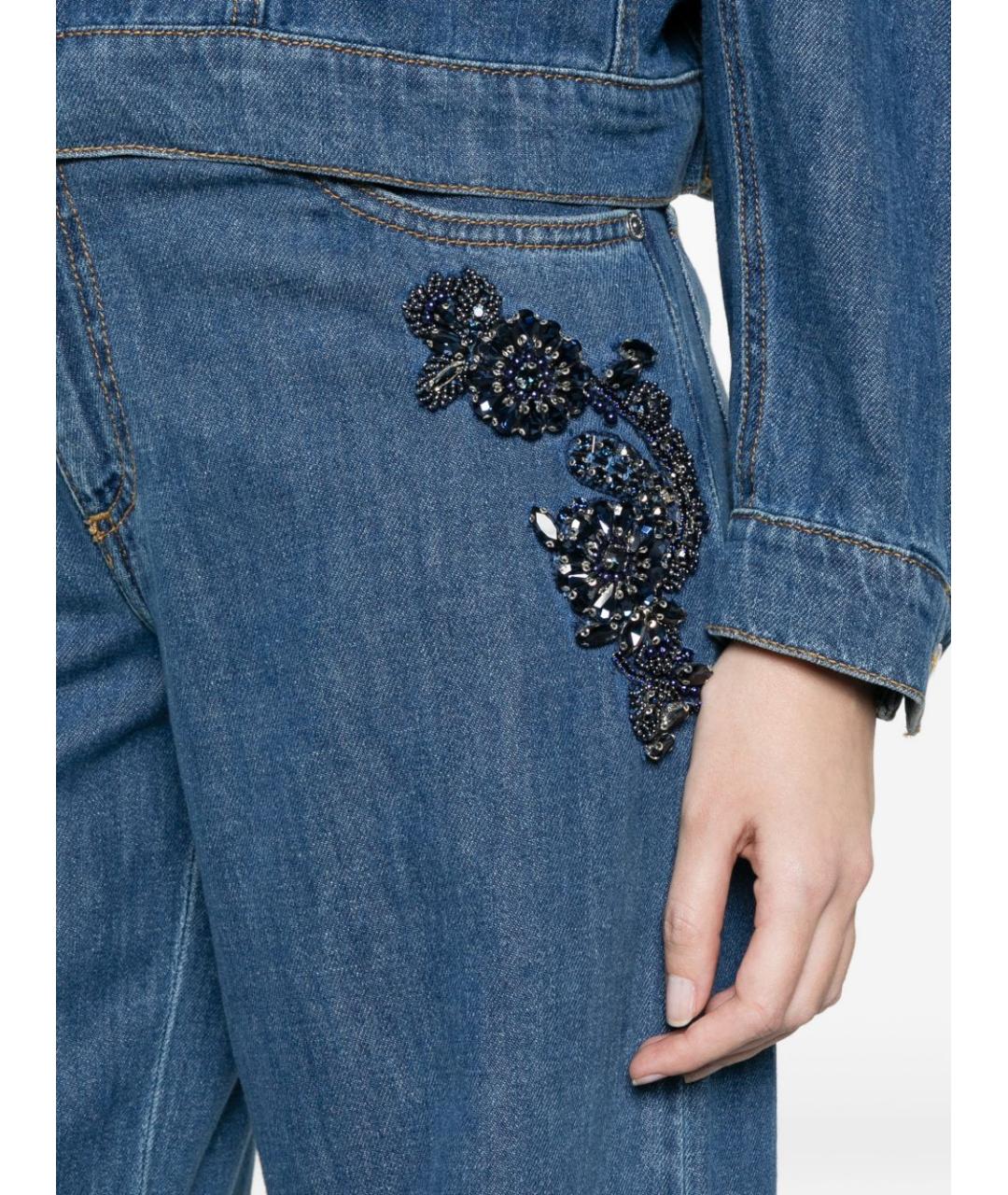 ERMANNO FIRENZE Синие джинсы клеш, фото 2