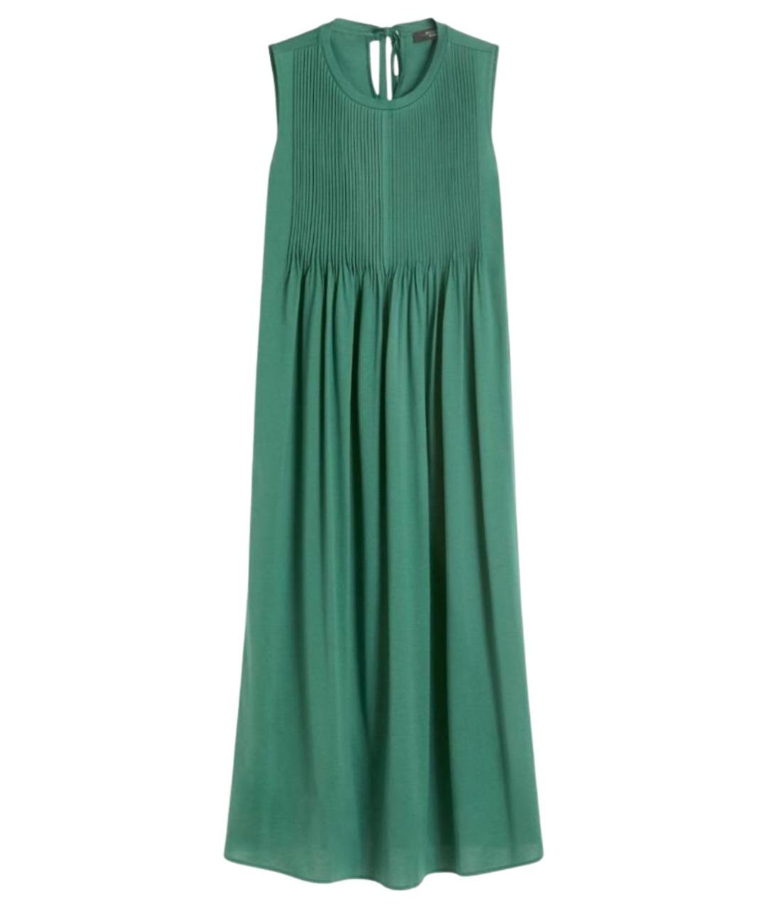 WEEKEND MAX MARA Зеленый хлопковый сарафан, фото 1