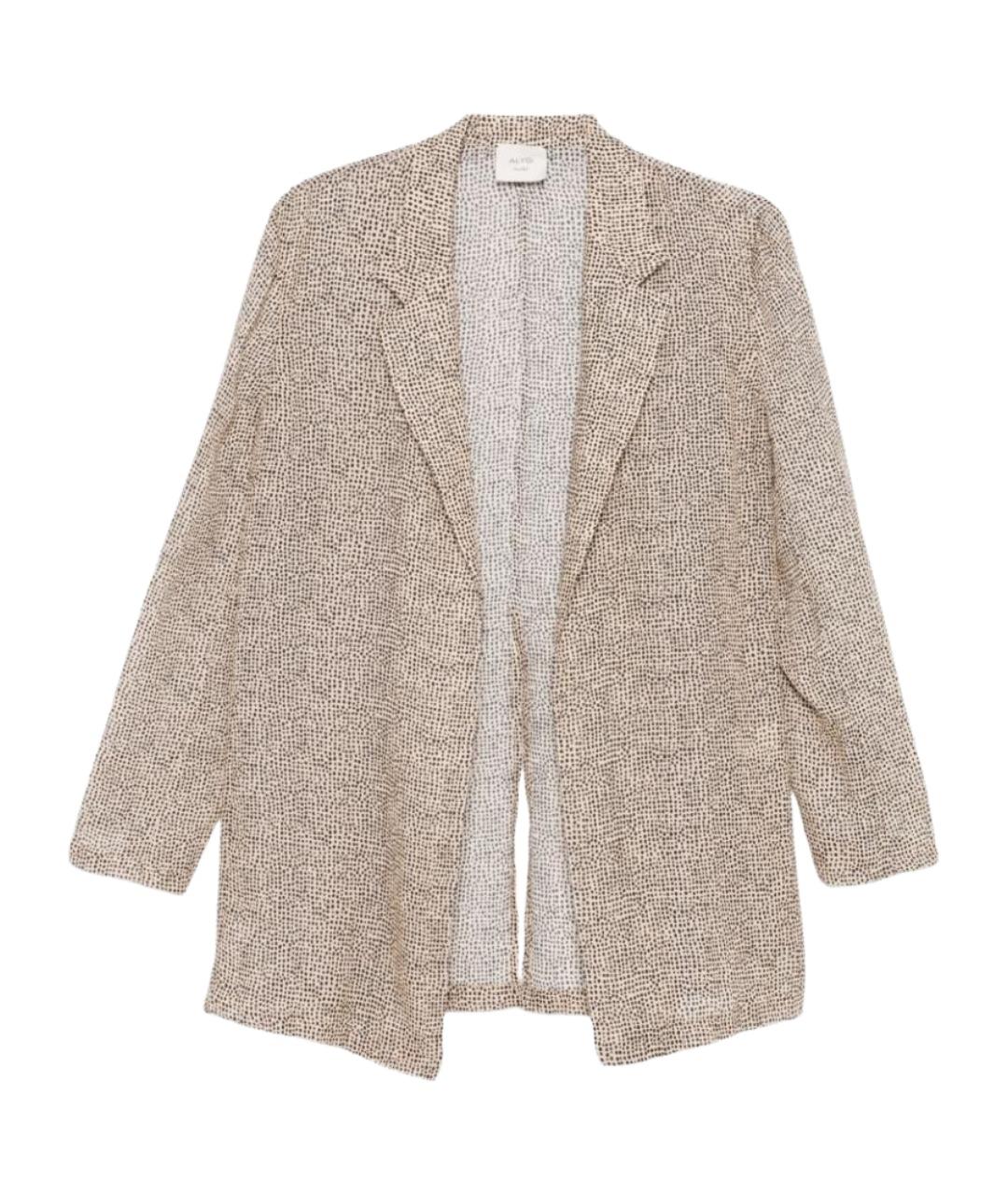ALYSI Бежевый жакет/пиджак, фото 1