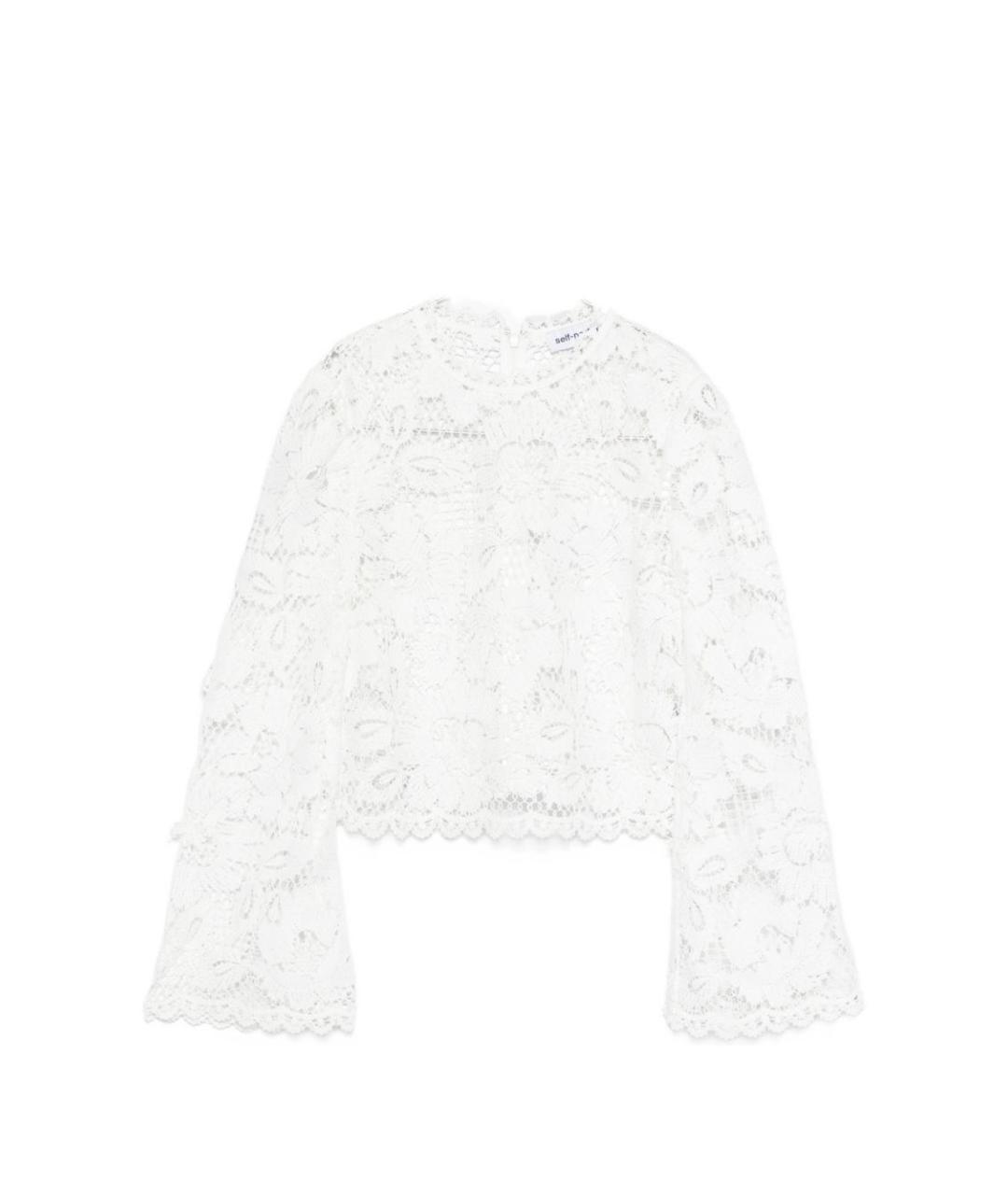 SELF-PORTRAIT Белая блузы, фото 6