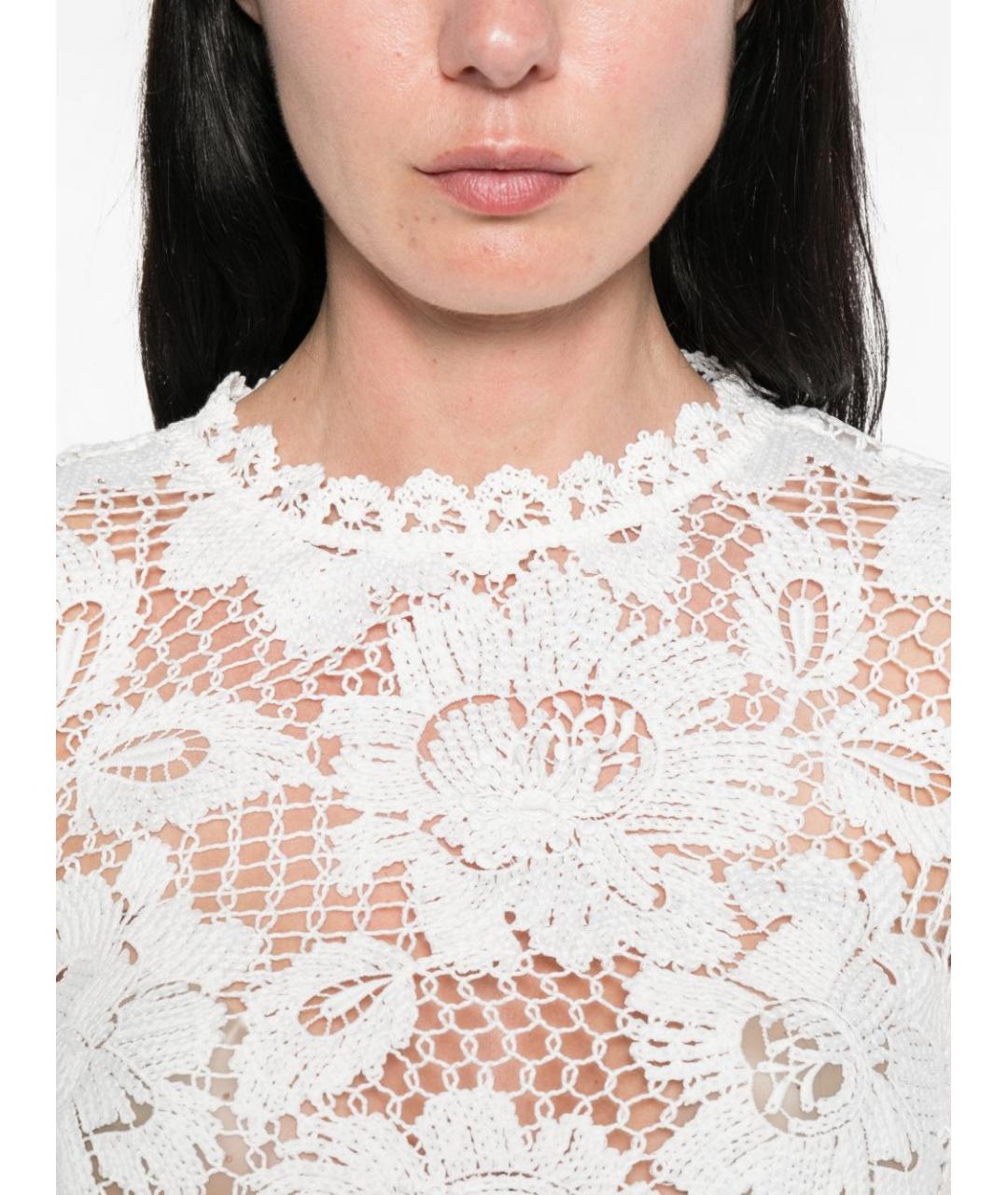 SELF-PORTRAIT Белая блузы, фото 4