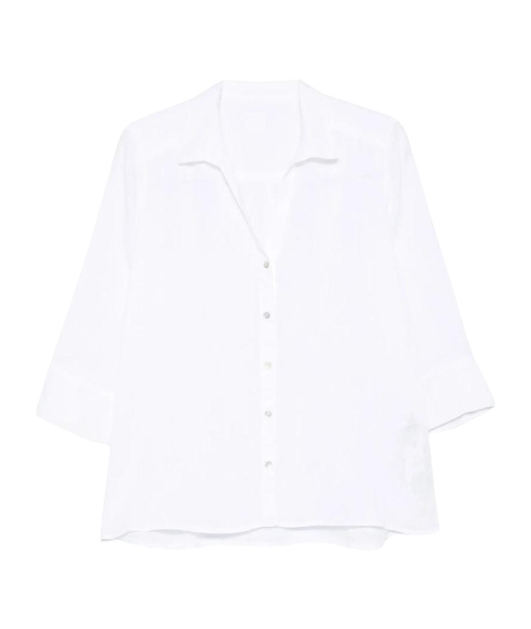 120% LINO Белая льняная рубашка, фото 1