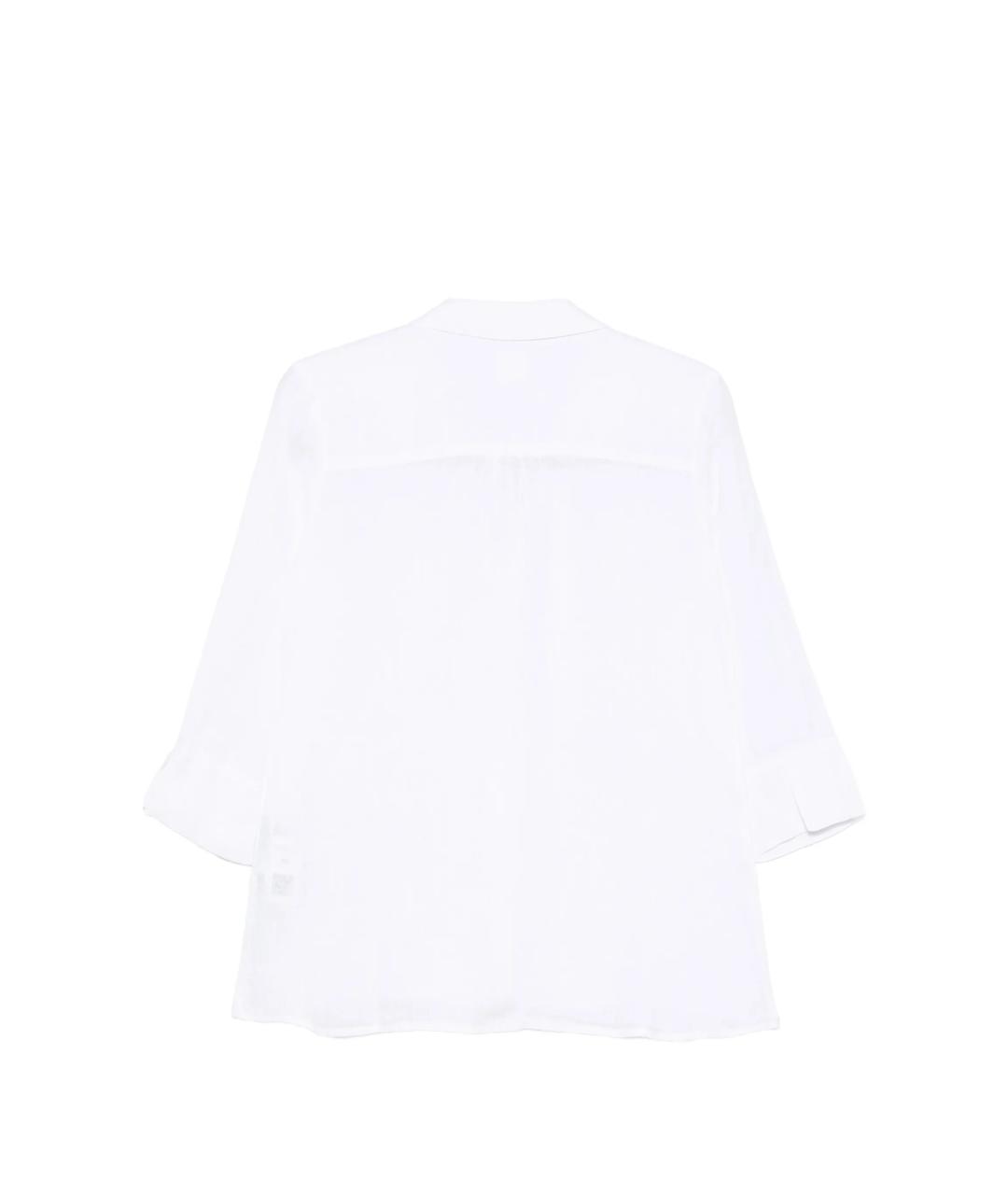 120% LINO Белая льняная рубашка, фото 2