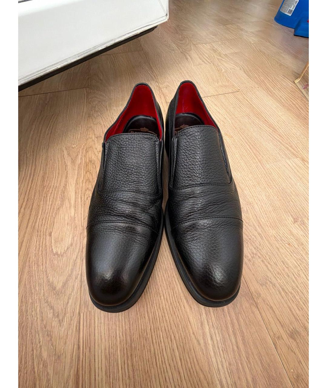BARRETT Черные кожаные туфли, фото 3