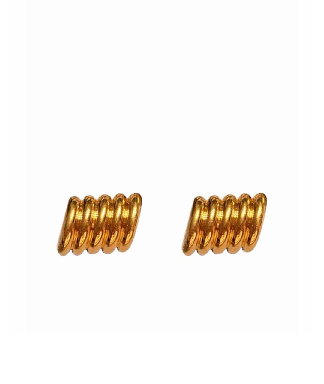 BALENCIAGA Золотые металлические серьги, фото 1