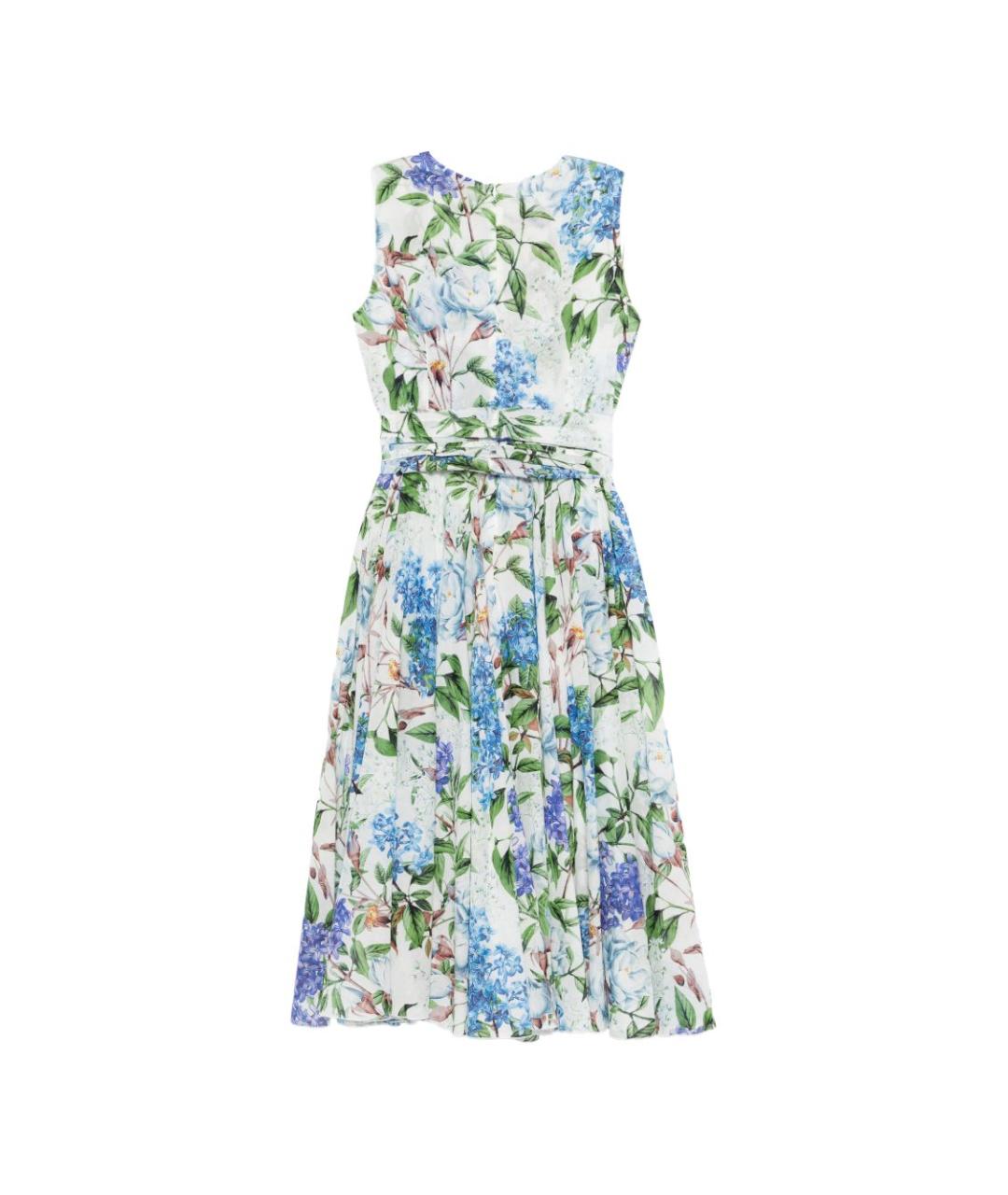 SAMANTHA SUNG Мульти хлопковое повседневное платье, фото 3