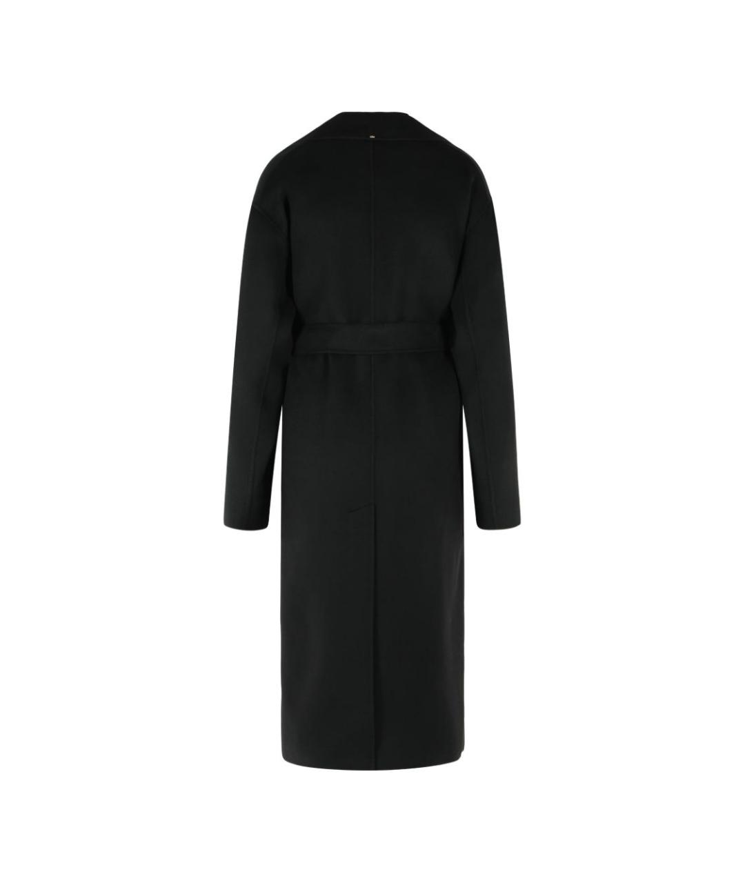 SPORTMAX Черное шерстяное пальто, фото 2